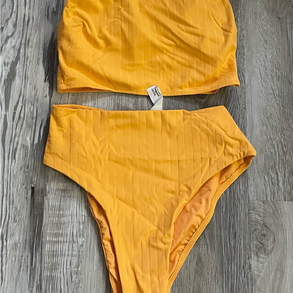 Yellow Women's Swimwear Set